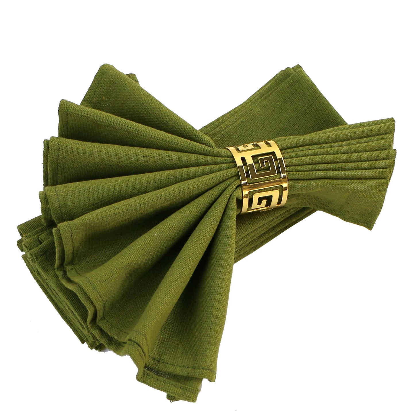 Set of 4 Natural Cotton-Linen Blend Napkins – (Set of 4)