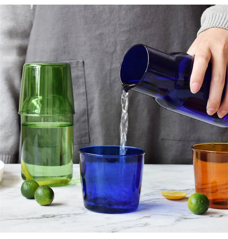 Set di Caraffe in Vetro Borosilicato Resistenti al Calore