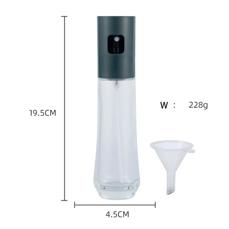 Ölsprühflasche aus Edelstahlglas