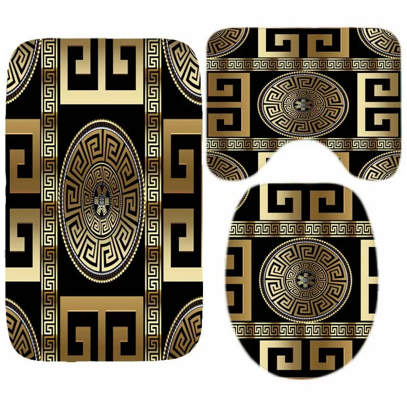 Bathroom Luxury Mat Set - 3 Pieces