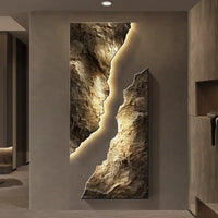 Modern Luxury LED Rock Shape Wall Light