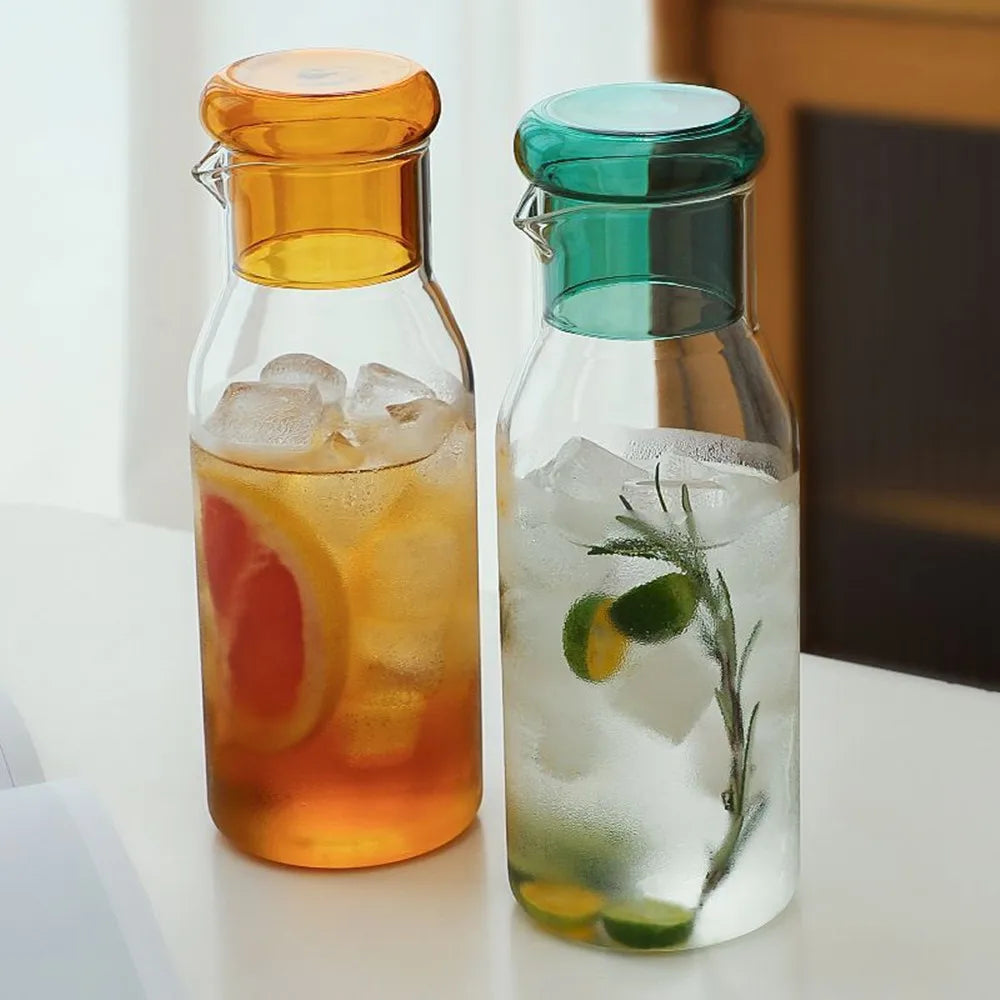 Set Notte con Caraffa e Bicchiere Colorati