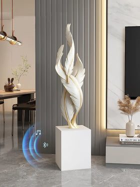Feather Sculpture Bluetooth Speaker