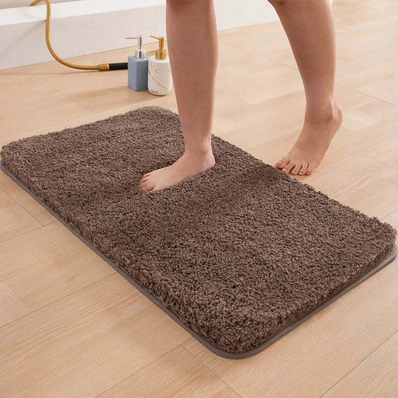 Versatile Thickened velvet Bathroom Mats