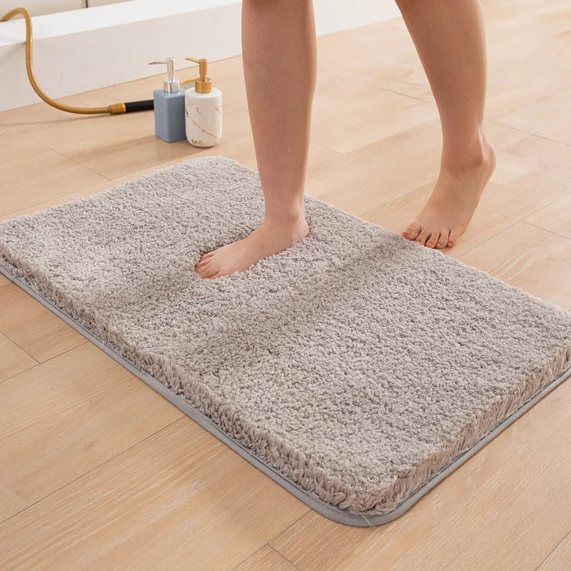 Versatile Thickened velvet Bathroom Mats