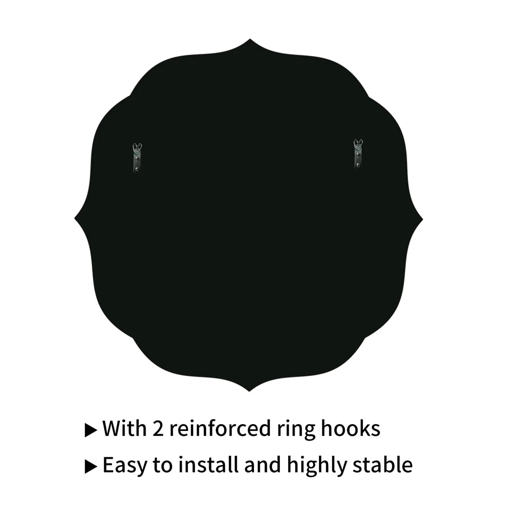 Large Flower Shaped Modern Mirror
