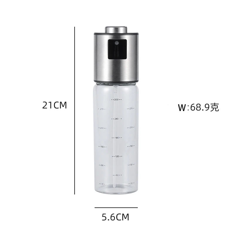 Ölsprühflasche aus Edelstahlglas