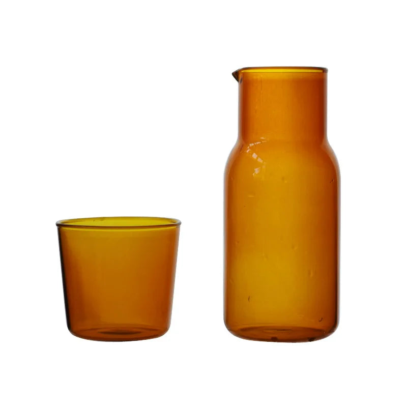 Set di Caraffe in Vetro Borosilicato Resistenti al Calore