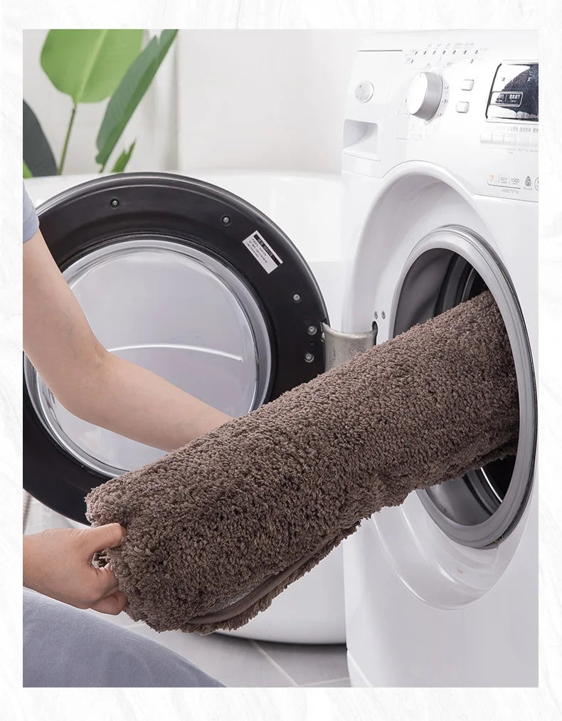 Versatile Thickened velvet Bathroom Mats