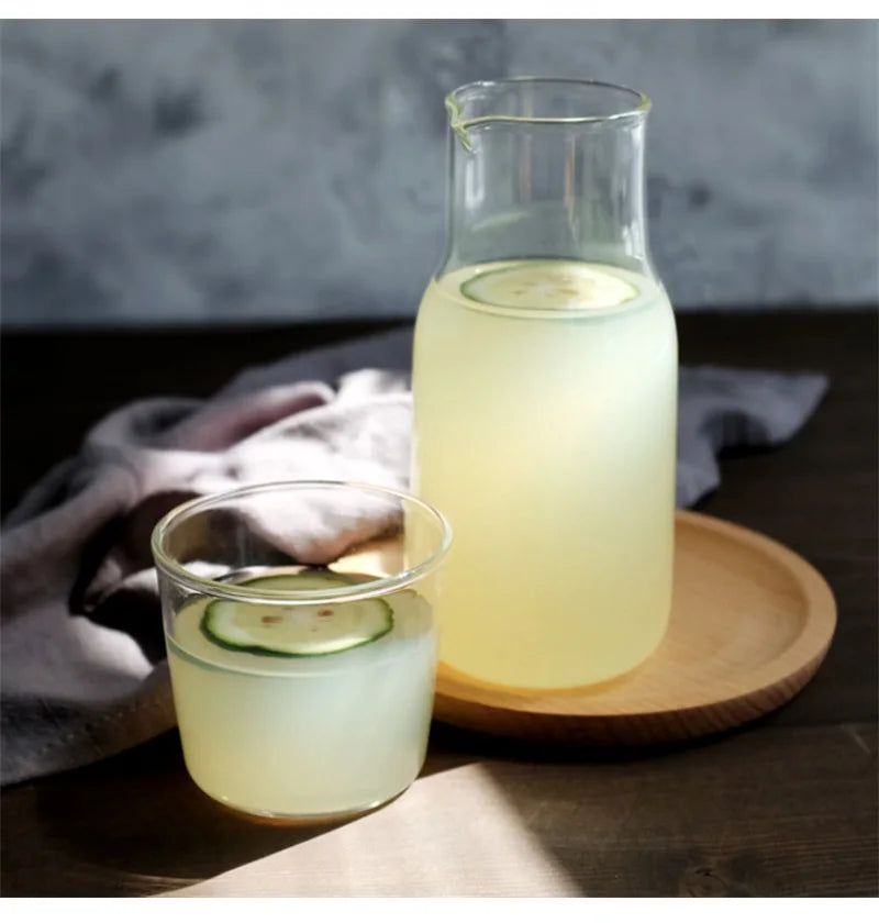 Set di Caraffe in Vetro Borosilicato Resistenti al Calore