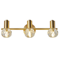 Luxury Modern Gold Crystal Wall Lamp