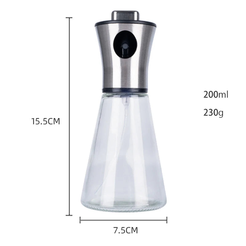 Ölsprühflasche aus Edelstahlglas
