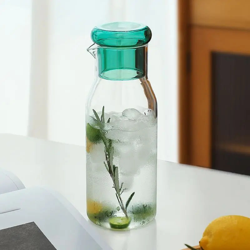 Set Notte con Caraffa e Bicchiere Colorati