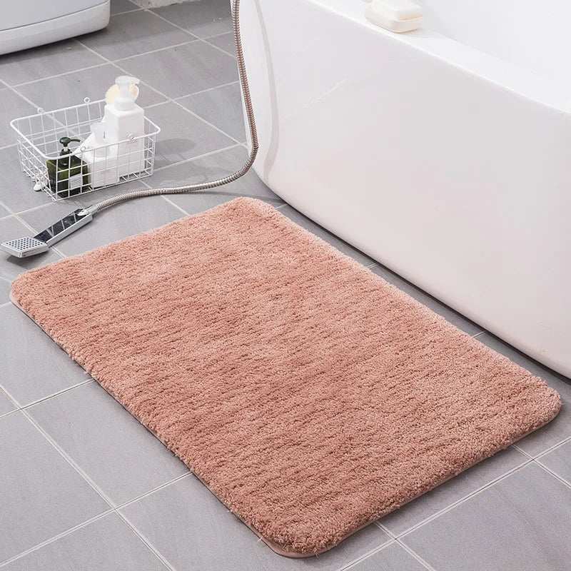 Versatile Thickened velvet Bathroom Mats