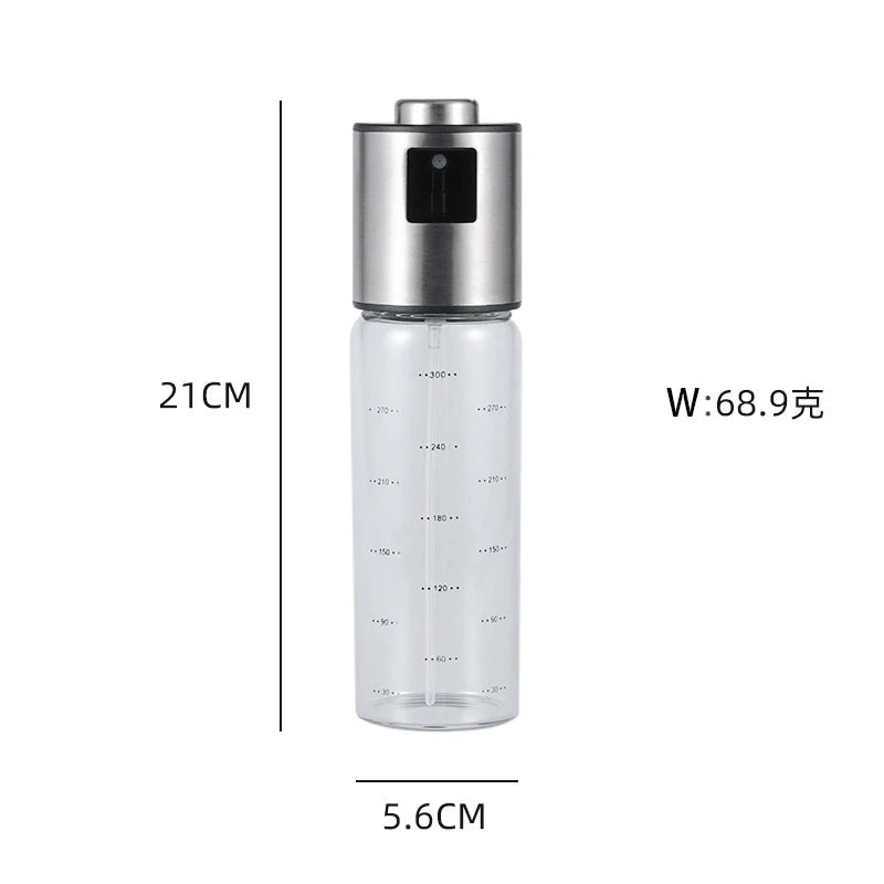 Ölsprühflasche aus Edelstahlglas