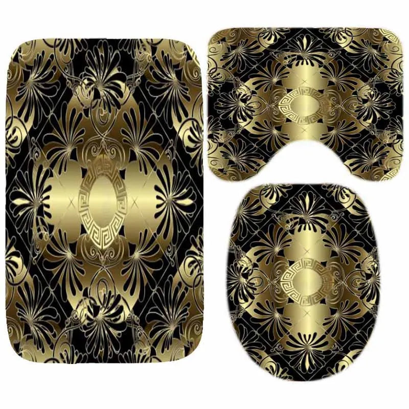 Bathroom Luxury Mat Set - 3 Pieces
