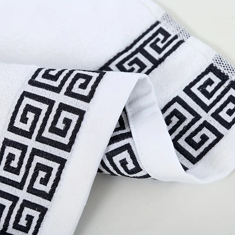 3-Piece Cotton Towel Set – Soft & Absorbent Bathroom Essentials