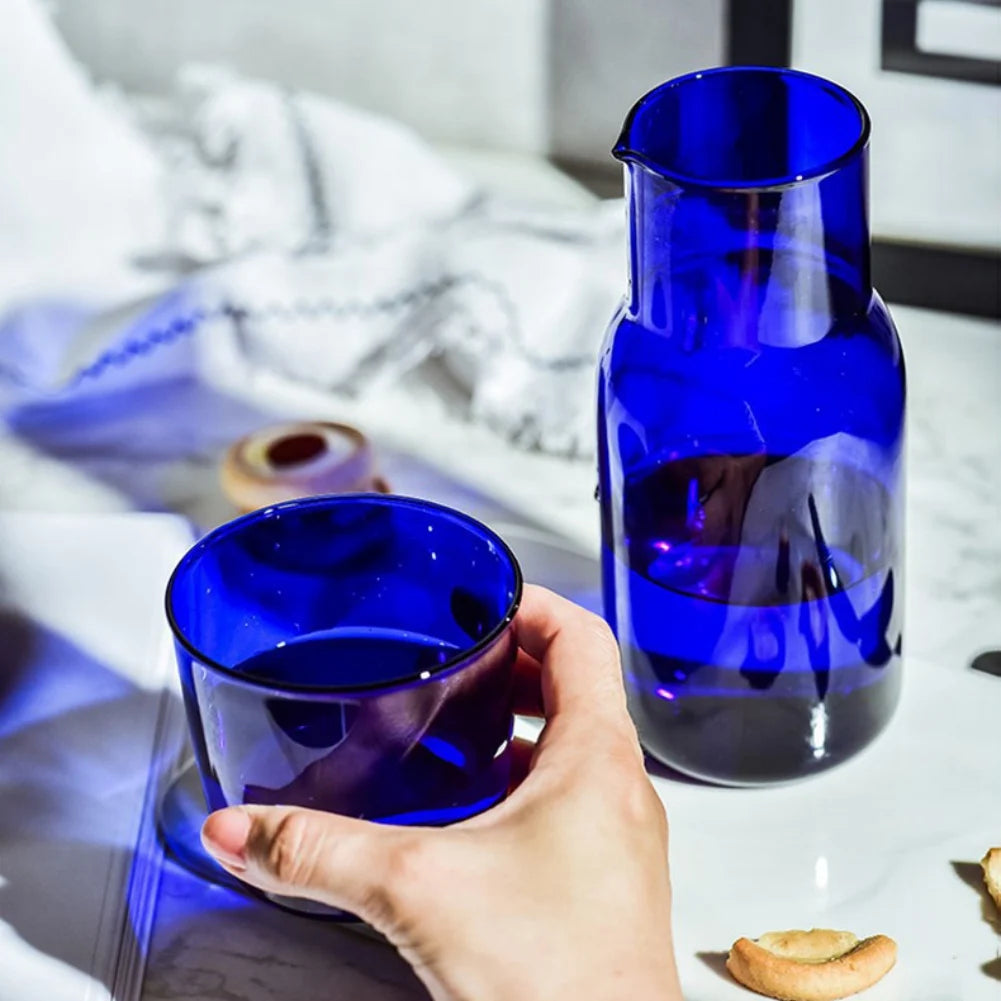Bedside Water Carafe with Tumbler Glass Set