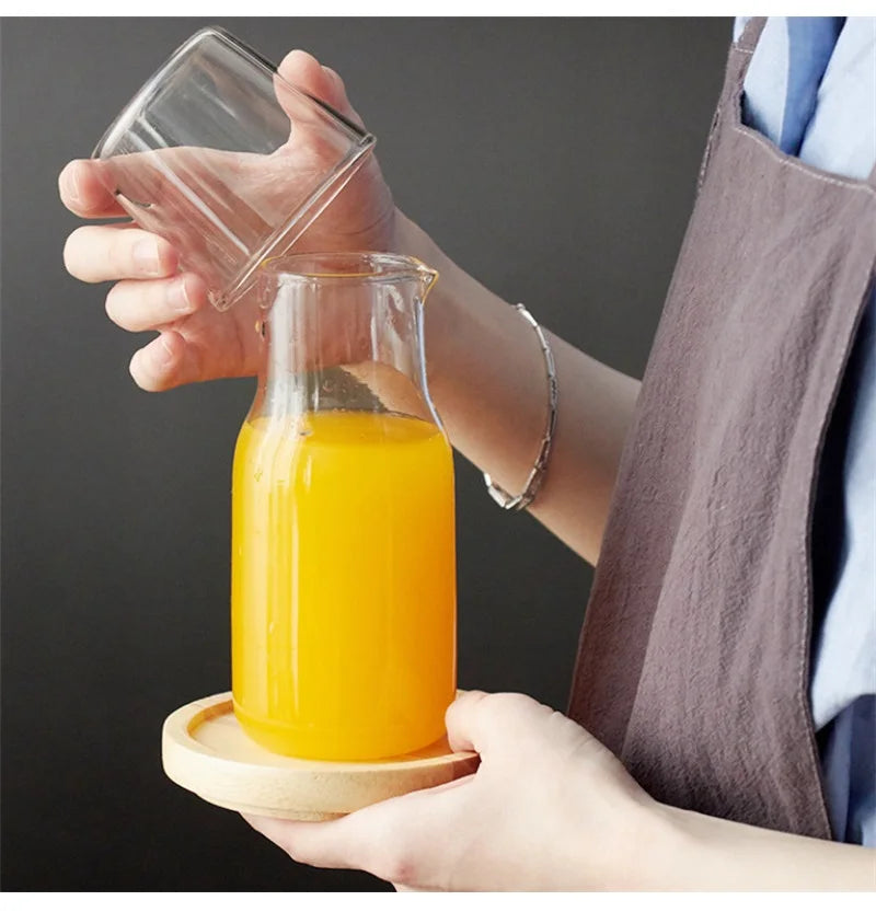 Set di Caraffe in Vetro Borosilicato Resistenti al Calore