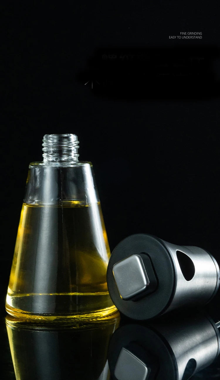 Ölsprühflasche aus Edelstahlglas