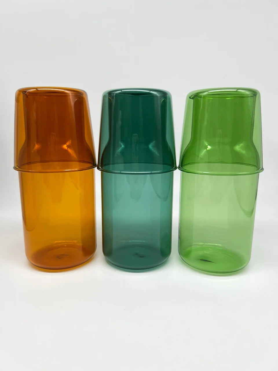 Set di Caraffe in Vetro Borosilicato Resistenti al Calore