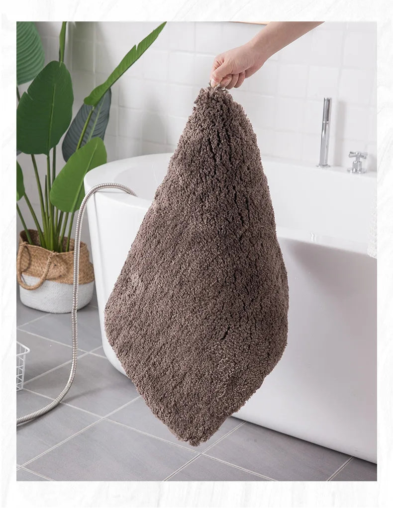 Versatile Thickened velvet Bathroom Mats