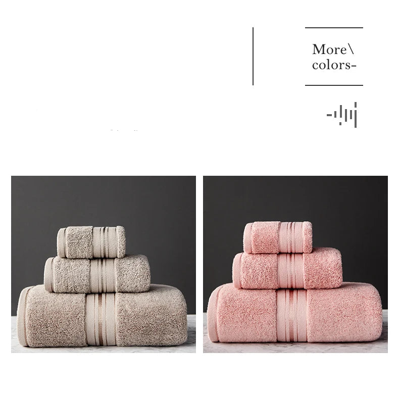 Egyptian Cotton Towel Set Bathroom Set
