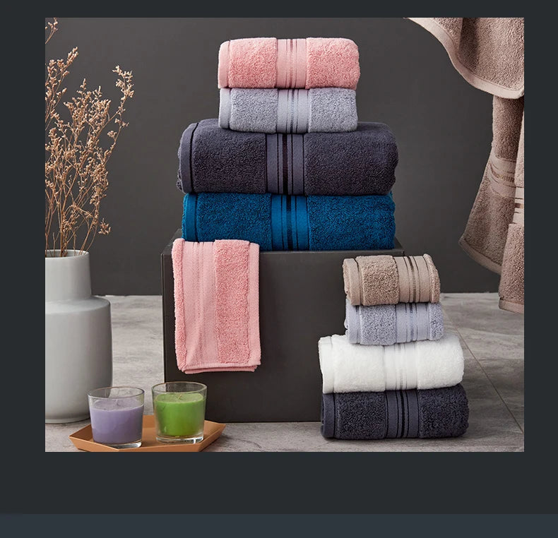 Egyptian Cotton Towel Set Bathroom Set