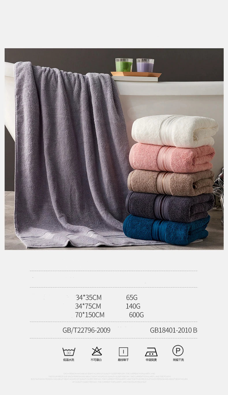 Egyptian Cotton Towel Set Bathroom Set
