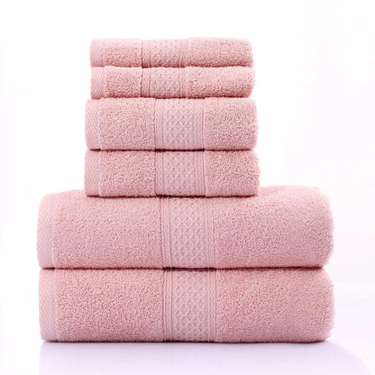 Luxury Bathroom Lace Embroidered Cotton Towel Set – ( 3 and 6 pieces )