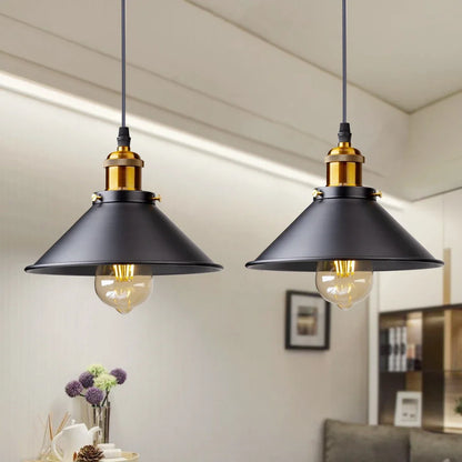 Retro Vintage LED Iron Chandelier Lampshade