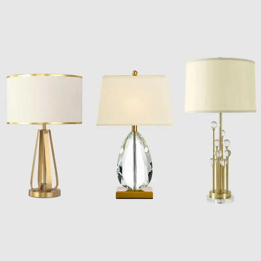 Nordic Led Bedside Table Crystal Lamp