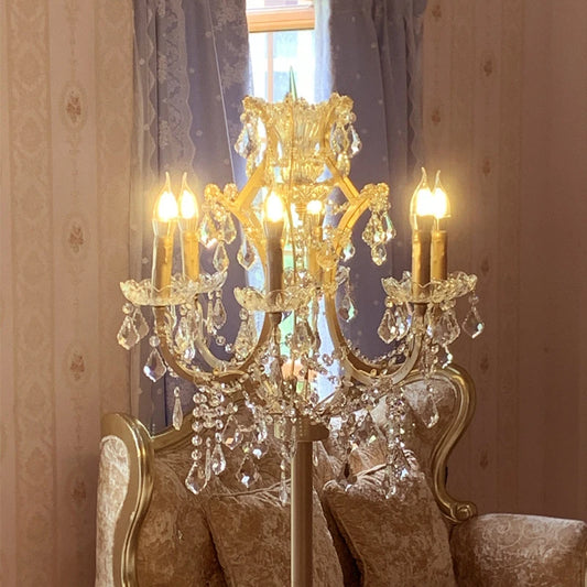 Luxury Crystal Floor Lamp