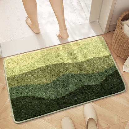 Sculptured quick- drying Bathroom Mat
