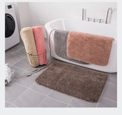 Versatile Thickened velvet Bathroom Mats