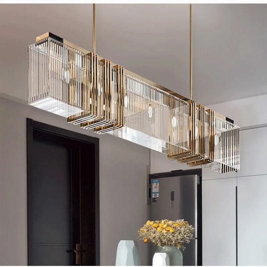 American-Style Modern Luxury LED Crystal Chandelier