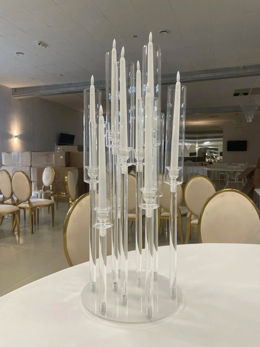Acrylic Candelabra Centerpiece - 10pcs