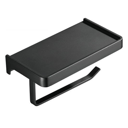 Aluminium Black Toilet Paper Holder