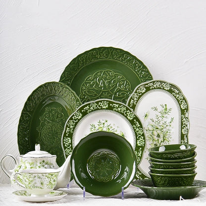 Porcelain Ceramic Dining Set