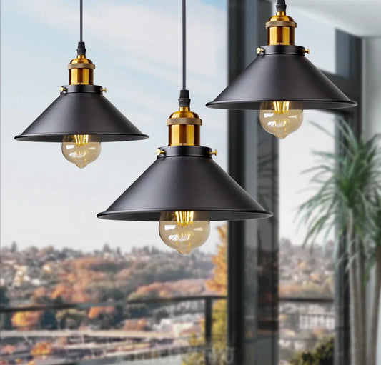 Retro Vintage LED Iron Chandelier Lampshade