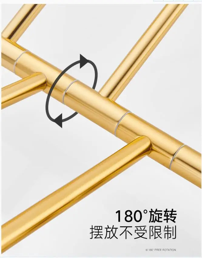Wall-Mounted Rotating Towel Rack