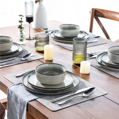 Ceramic Dining Sets of 4 - Scratch Resistant