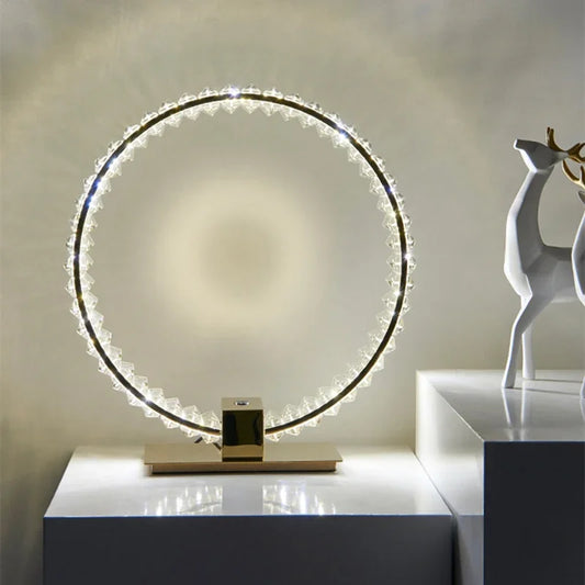 Nordic Modern Luxury Crystal Led Table Lamp