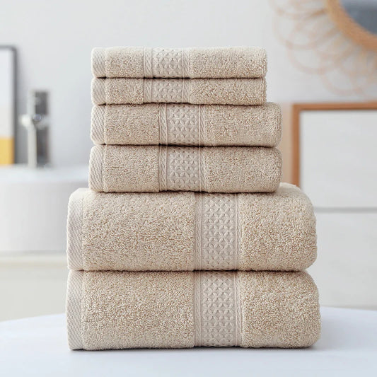 Luxurious Bathroom Cotton Towel Set (3 piece Ultra Soft Highly Absorbent)