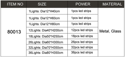 Qyartistry Luxury LED Chandelier