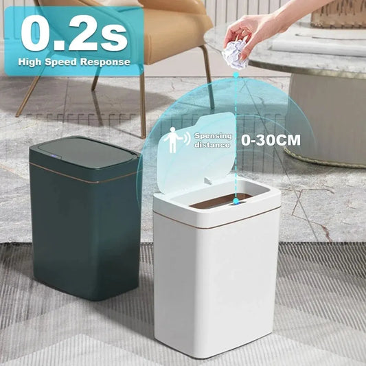 Smart Bathroom Rubbish Bin - 15 Litres