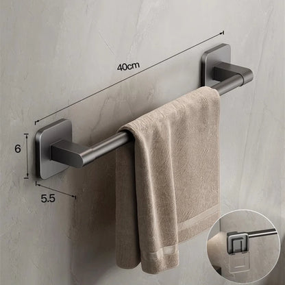 No Drilling Bathroom Towel Holder and Slipper Rack