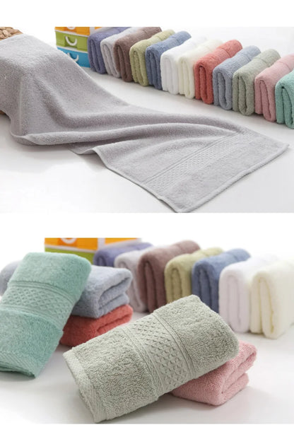 Luxury Bathroom Lace Embroidered Cotton Towel Set – ( 3 and 6 pieces )