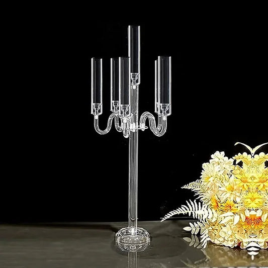 Acrylic Candelabra - 1PC 5-Arm