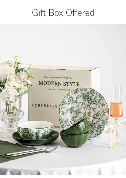 Porcelain Ceramic Dining Set